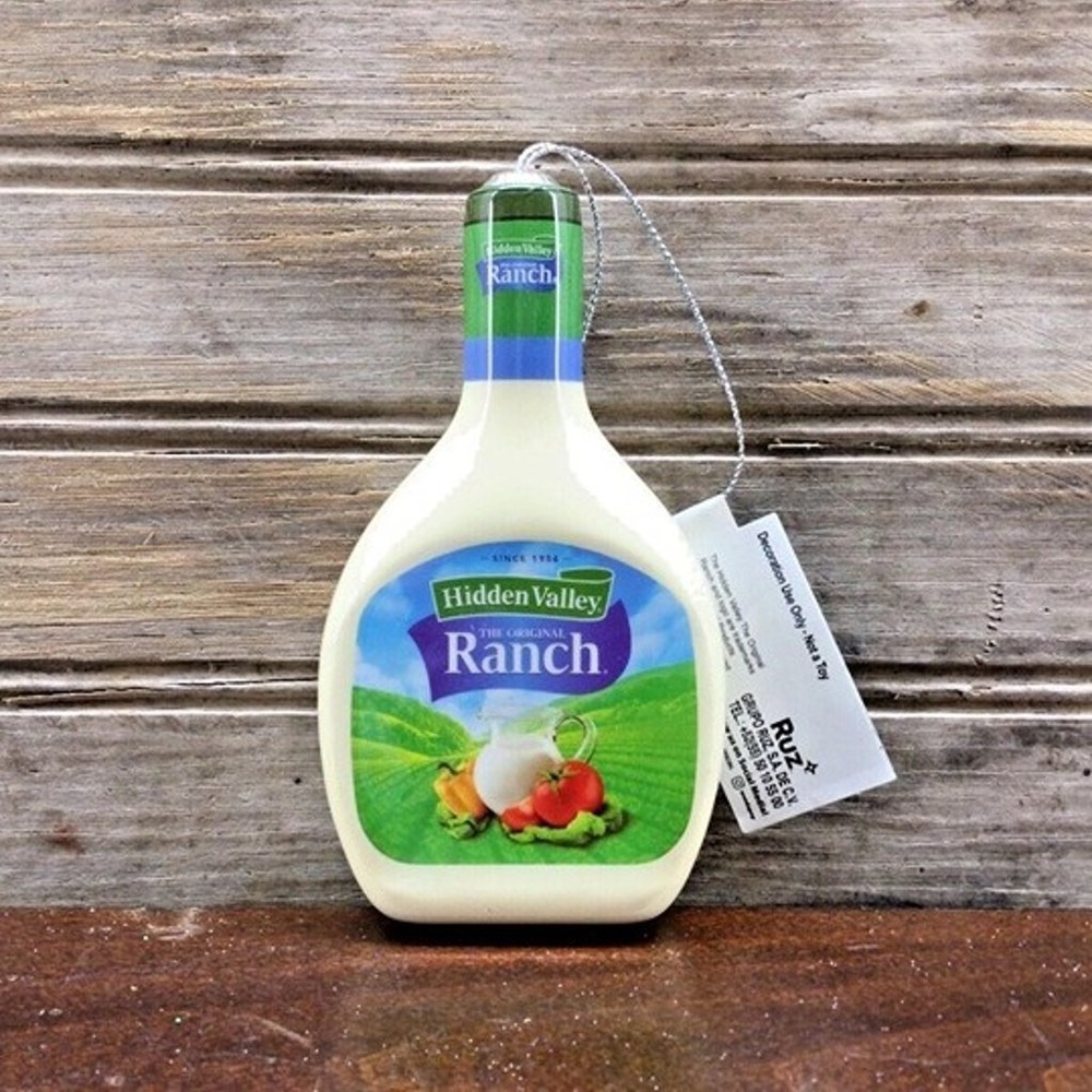 NEW Hidden Valley Ranch Dressing Bottle Ornament